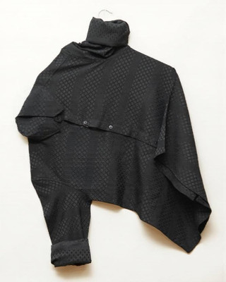 SATADHAR ENTERPRISE Men Solid Casual Black Shirt