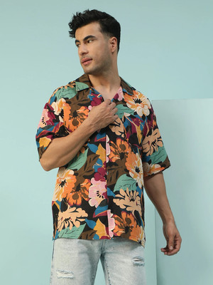OXOLLOXO Men Floral Print Casual Multicolor Shirt