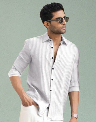 SHFASHION Men Striped Casual Multicolor Shirt