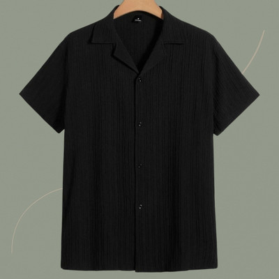 Nita creation Men Self Design, Solid Formal Gold Shirt