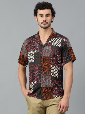 KOTTY Men Printed Casual Multicolor Shirt