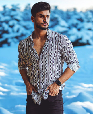 gurukrupa creation Men Printed Casual Multicolor Shirt