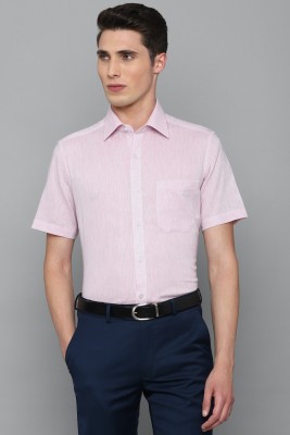 LOUIS PHILIPPE Men Self Design Formal Pink Shirt