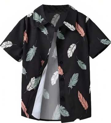 ROAMIES Boys Printed Casual Multicolor Shirt
