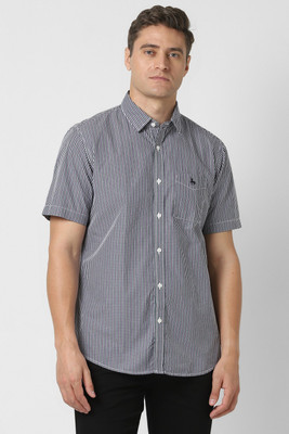 VAN HEUSEN Men Checkered Casual Multicolor Shirt