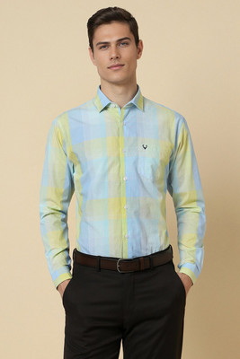Allen Solly Men Self Design Formal Multicolor Shirt