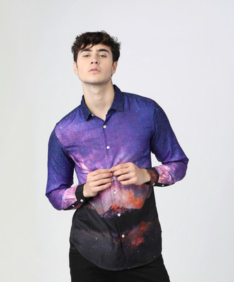 HIGHLANDER Men Printed Casual Multicolor Shirt