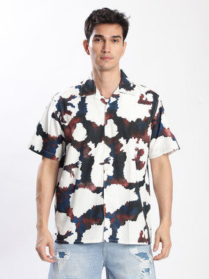 Bene Kleed Men Self Design Casual Multicolor Shirt