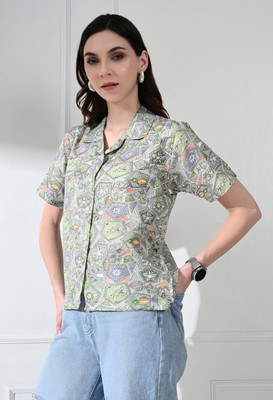 DM FASHION Women Floral Print Casual Multicolor Shirt