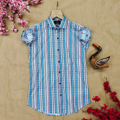 DHAMELIYA ENTERPRISE Men Printed Casual Multicolor Shirt