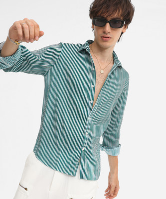 CAMPUS SUTRA Men Striped Casual Multicolor Shirt