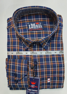 Shreyash Trend Men Solid Casual Blue Shirt
