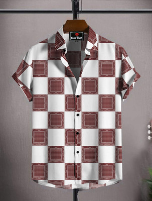 dream believe fashion Men Printed Casual Multicolor Shirt