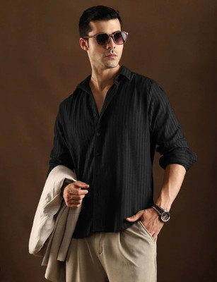 SHFASHION Men Self Design Casual Multicolor Shirt