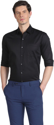 ARROW Men Solid Formal Black Shirt
