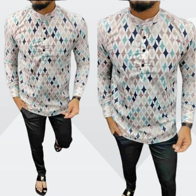 Style Nest Men Self Design Casual Multicolor Shirt