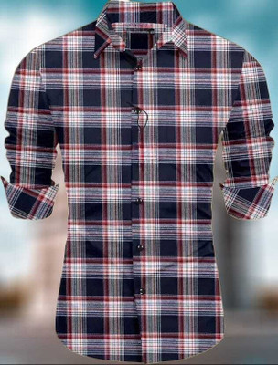 Viradha Men Checkered Formal Multicolor Shirt