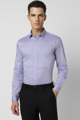 VAN HEUSEN Men Printed Party Purple Shirt