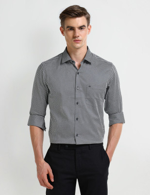 ARROW Men Geometric Print Formal Grey Shirt