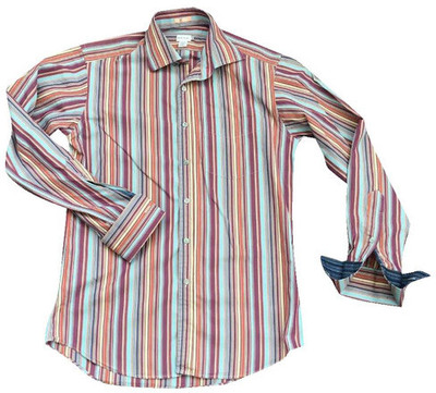 s23 Men Striped Casual Multicolor Shirt