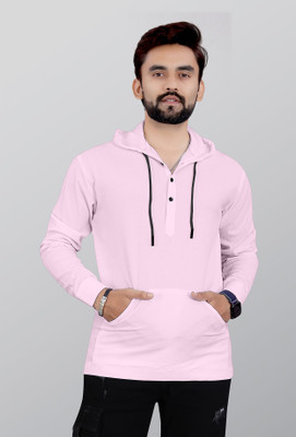 INDICLUB Men Self Design Casual Pink Shirt