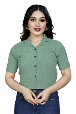 dream believe fashion Women Solid Casual Multicolor Shirt