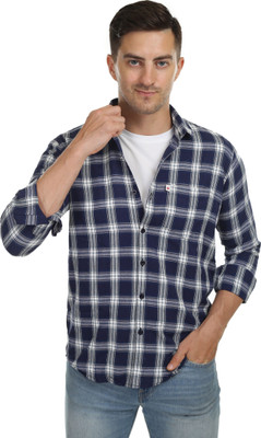 Trending Ayansh Men Solid Casual Blue Shirt