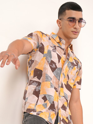 HIGHLANDER Men Printed Casual Multicolor Shirt