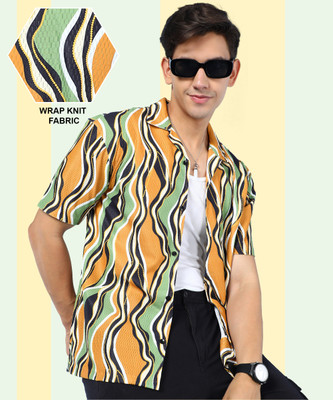 INDICLUB Men Printed Casual Multicolor Shirt