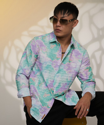 CAMPUS SUTRA Men Self Design Casual Multicolor Shirt