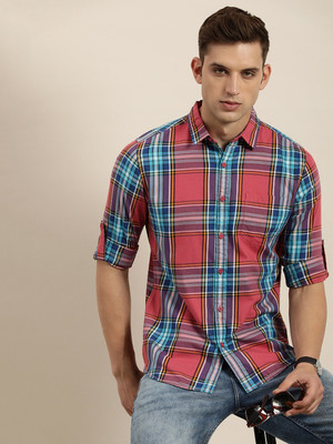Moda Rapido Men Checkered Casual Multicolor Shirt
