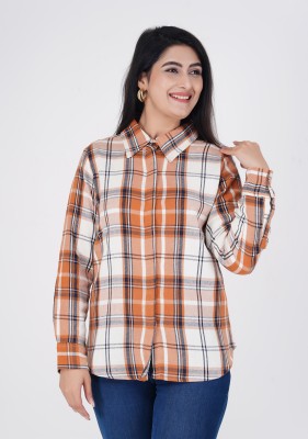 Mona Creation Women Checkered Casual Multicolor Shirt