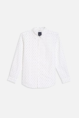 LOUIS PHILIPPE Men Printed Casual White Shirt