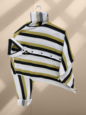 Manjubaa Enterprise Men Striped Formal Multicolor Shirt
