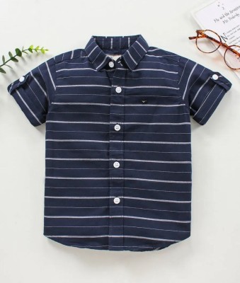 LACIA LOBO Baby Boys Striped Casual Multicolor Shirt