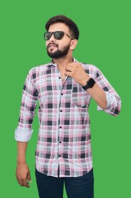 SL FASHION Men Checkered Casual Multicolor Shirt