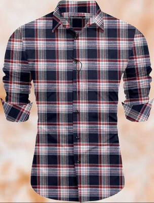 Thinknest Fashion Men Checkered Casual Multicolor Shirt
