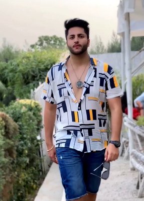 STOVESSY Men Printed Casual Multicolor Shirt