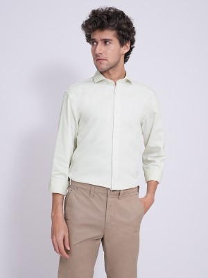 SELECTED HOMME Men Solid Casual Green Shirt