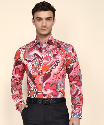 Raymond Men Printed Formal Multicolor Shirt