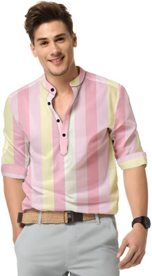 ALVIN ENTERPRISE Men Striped Party Multicolor Shirt