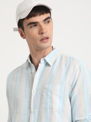 THE BEAR HOUSE Men Striped Casual Multicolor Shirt