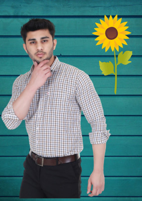 Arthz Fashion Trend Men Checkered Casual Multicolor Shirt