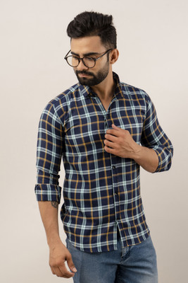 Surhi Men Checkered Casual Multicolor Shirt
