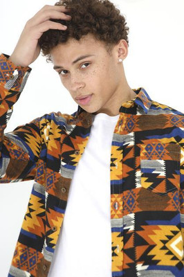 Brave Soul Men Printed Casual Multicolor Shirt