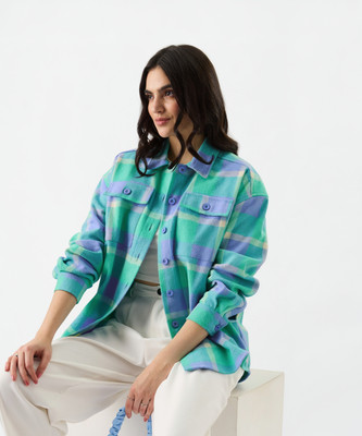 The Souled Store Women Checkered Casual Multicolor Shirt