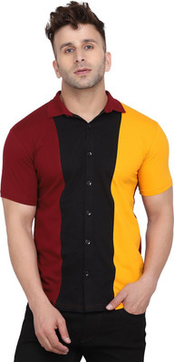 HouseOfCommon Men Self Design Casual Multicolor Shirt