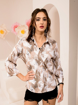 TANDUL Women Printed Casual Multicolor Shirt