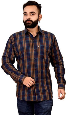 TIKI TEES TREND Men Checkered Casual Multicolor Shirt