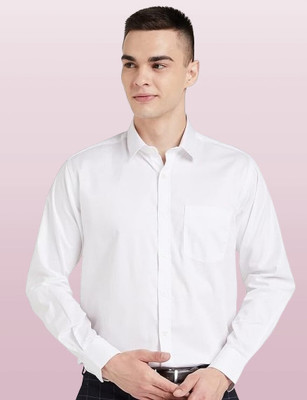 StellLIFESTYLE Trend Men Solid Casual White Shirt